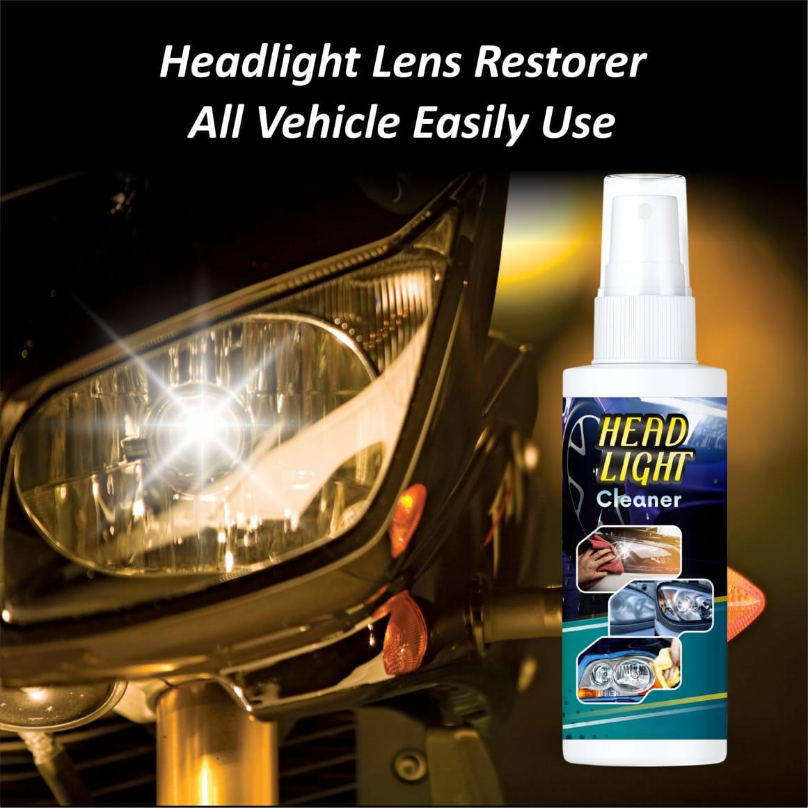 Head Light Cleaner for Crystal Clear Headlights Restore